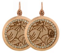 Pendientes Ecos Mujer Radici in Bronce Zirconia AOC3 - AOC3